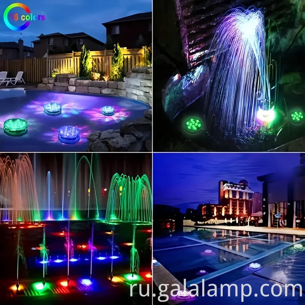 Яркие светодиодные огни для незабываемых вечеринок в бассейне